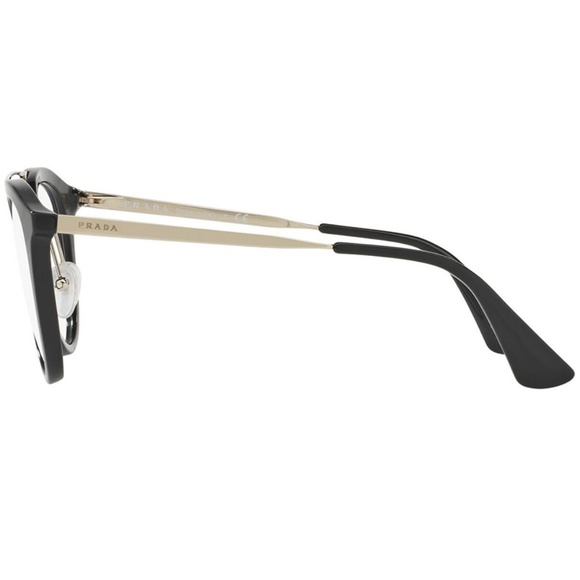 Prada Eyeglasses Black w/Demo Customisable Lens - Picture 3 of 5